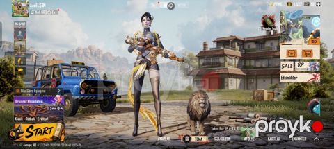 PUBG Mobile hesabı – zəngin inventar və nadir kosmetikalar - Server