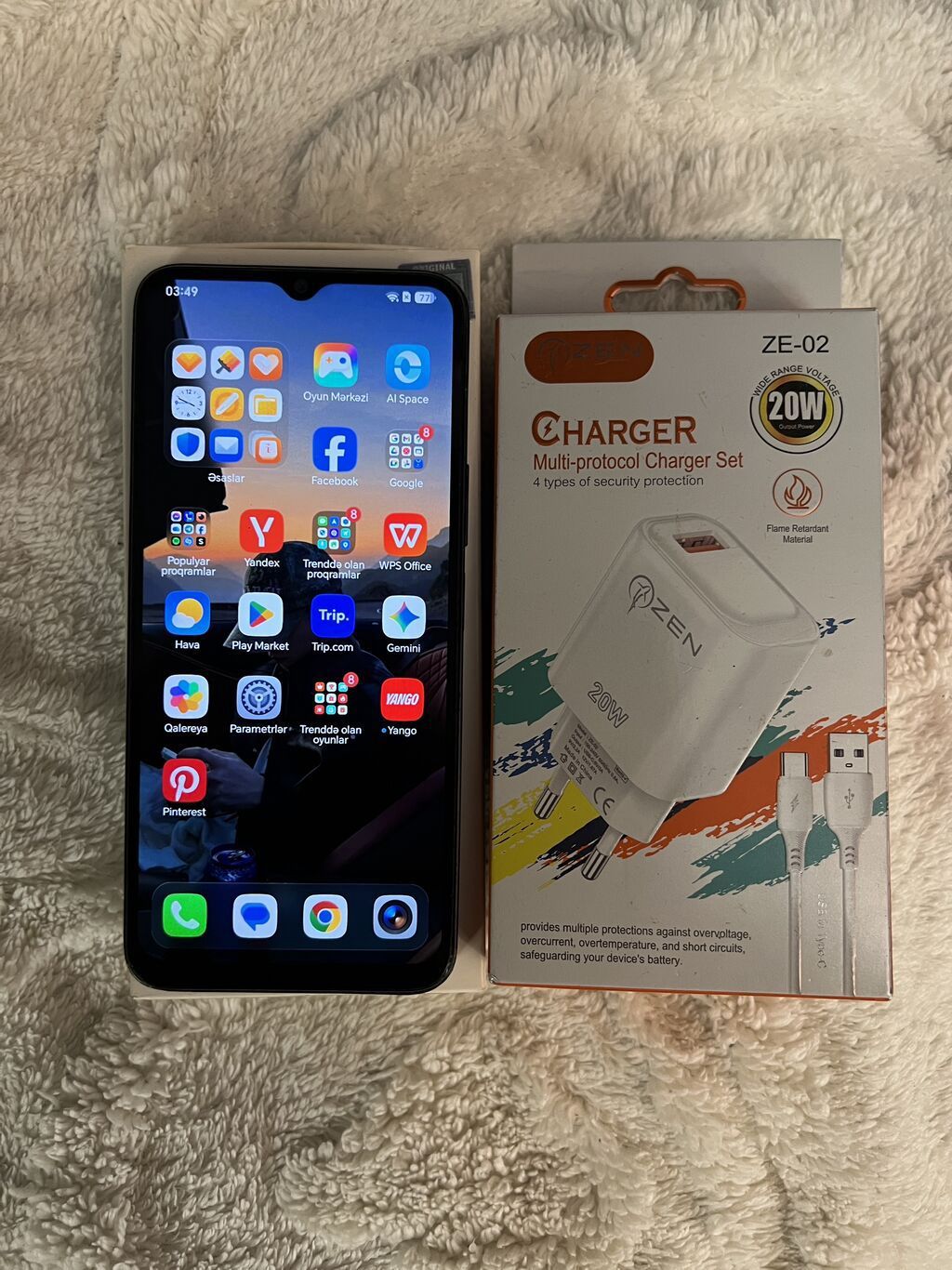 Honor X6b, 256 GB, rəng - Qara, Barmaq izi, Face ID — Honor, Bakı (2)