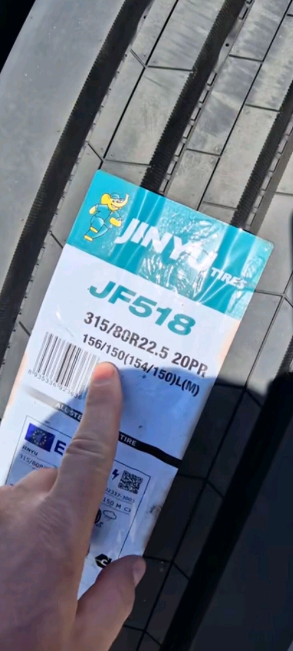 Yeni Şin Jinyu 315 / 80 / R 22,5 — Təkərlər, Bakı (2)