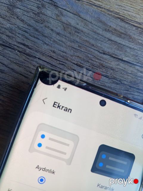 Samsung Galaxy S22 Ultra, 256 GB, rəng - Yaşıl, Qırıq