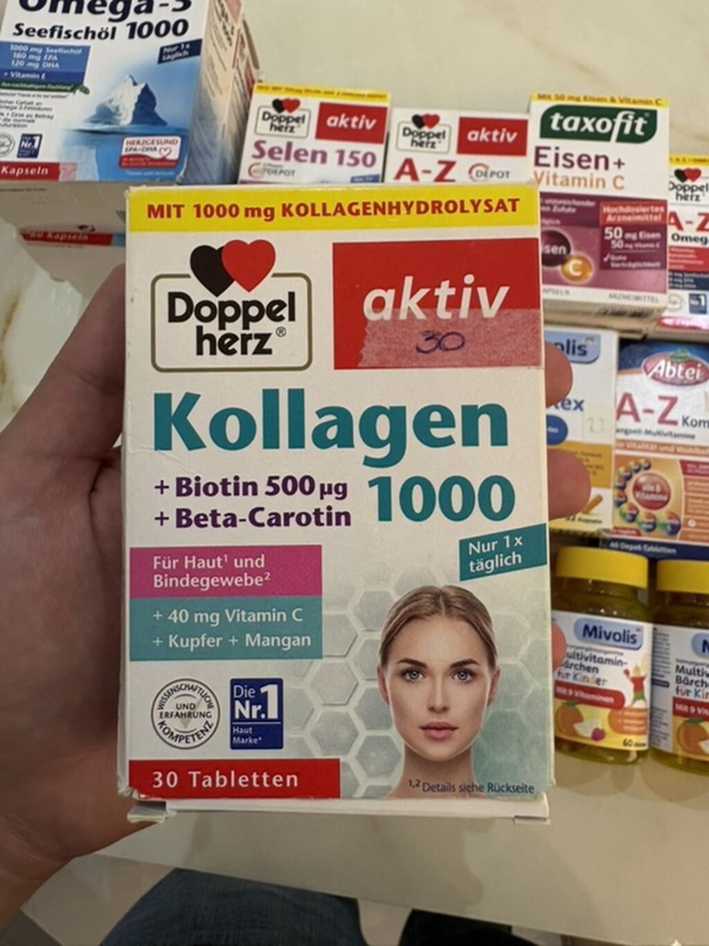 Doppelherz aktiv Kollagen 1000 – 30 tablet