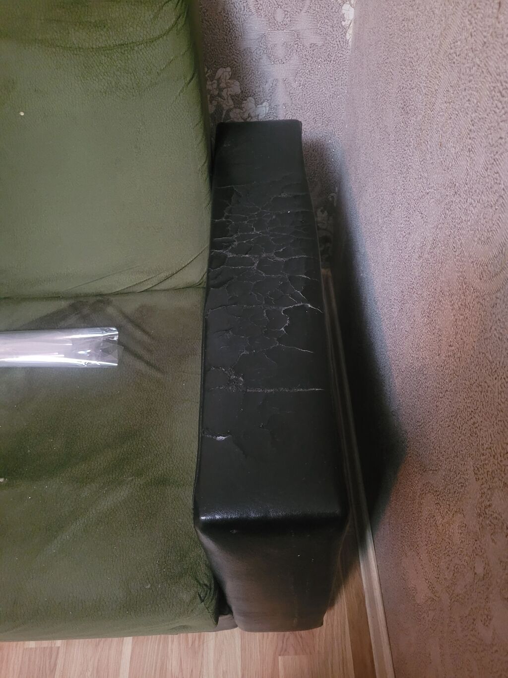 Divan, İşlənmiş, Açılan, Bazalı, Parça, Çatdırılma yoxdur — Mebel, Gəncə (3)