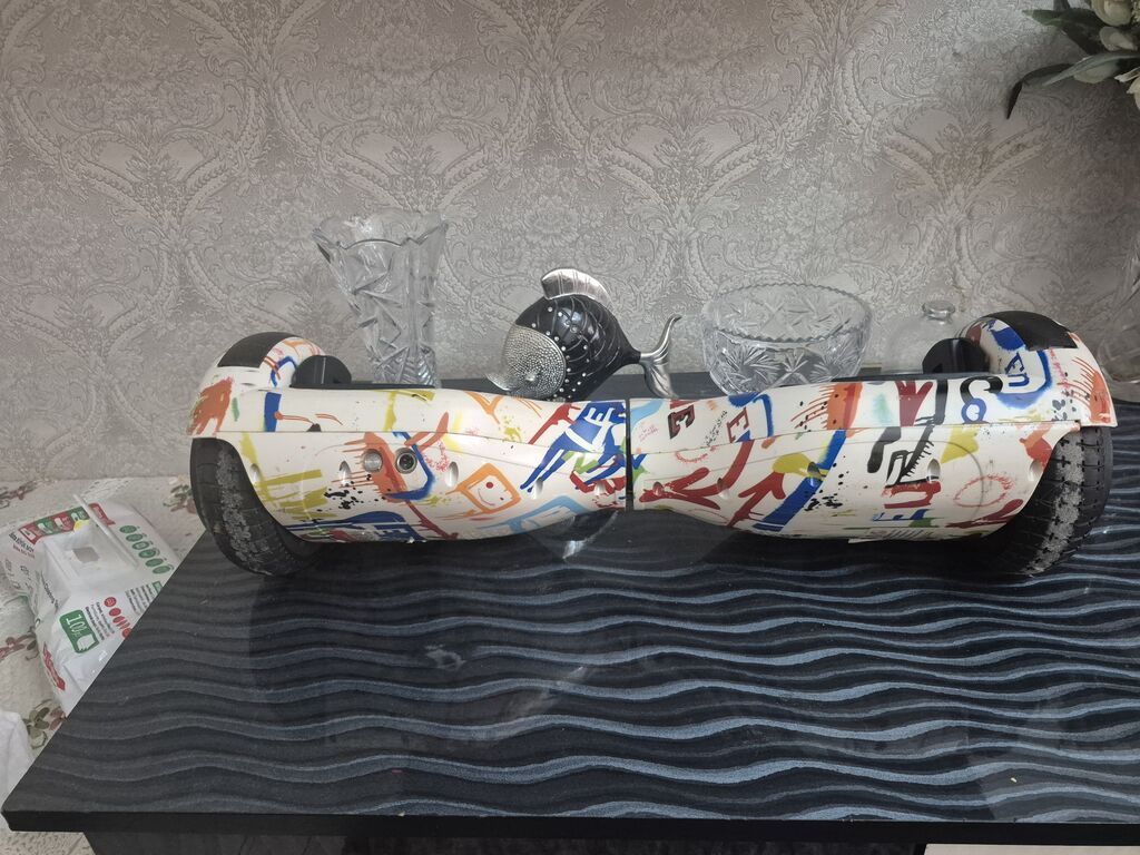 Elektrik hoverboard (özünü-tarazlayan skuter) - Təkər ölçüsü — Mallar, Saray (2)