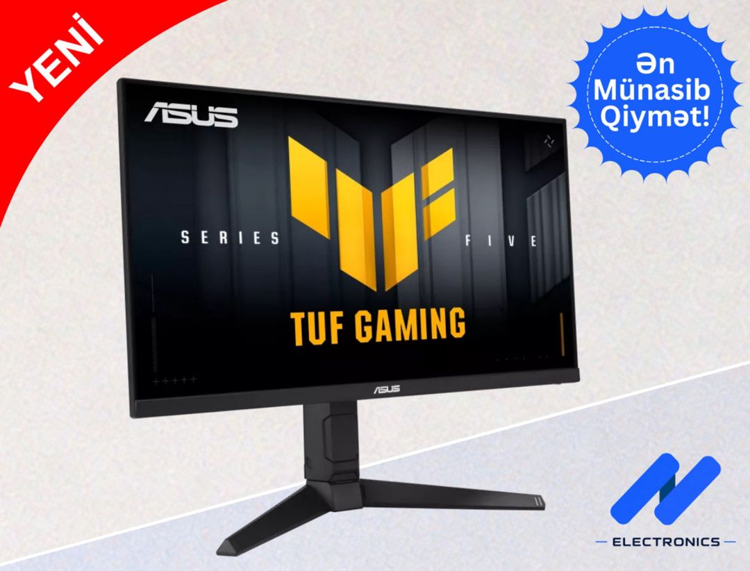 Monitor Asus TUF Gaming VG259QL5A 25" 200Hz (Speaker) 90° — Elektronika, Bakı (2)