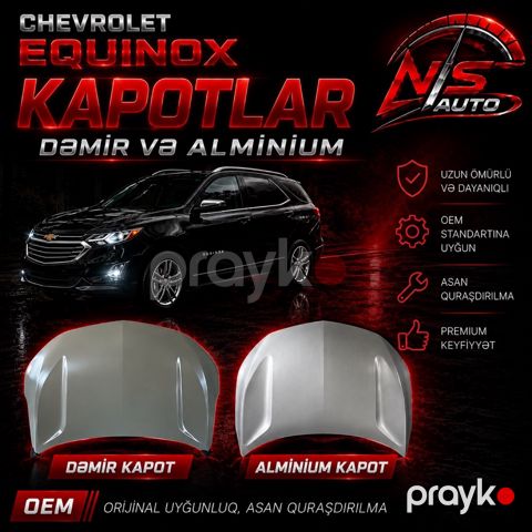 Chevrolet Equinox kapotları