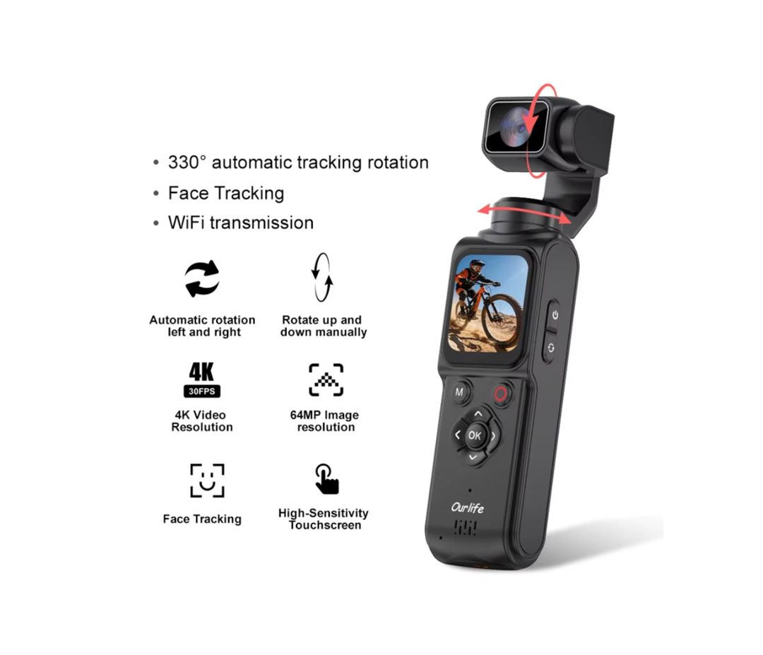 Action kamera 4K Ultra HD 330° WiАi 64Mp — Elektronika, Bakı