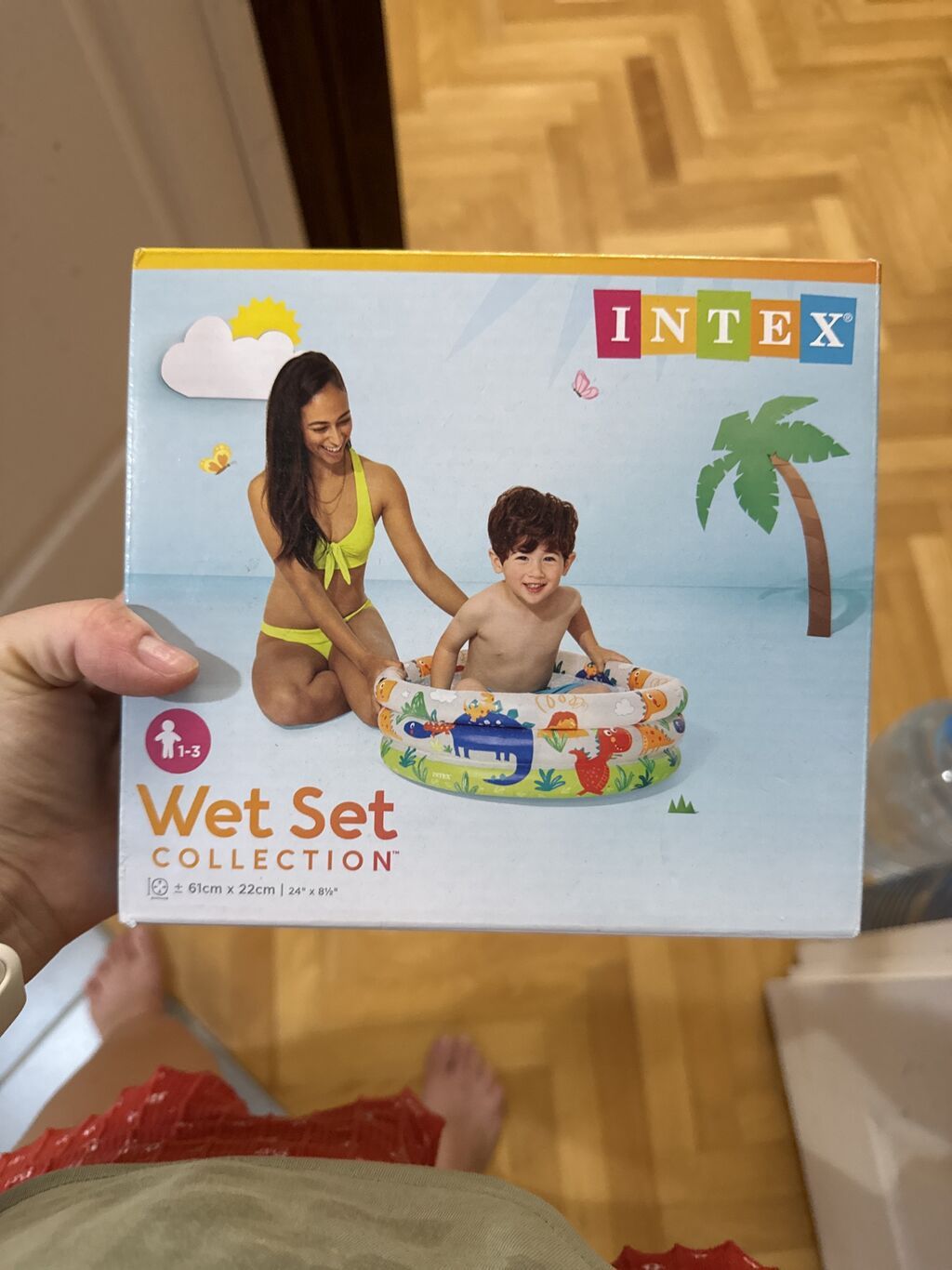 İşlənmiş Şişmə hovuz Intex, ≤ 1 m, ≤ 200 l