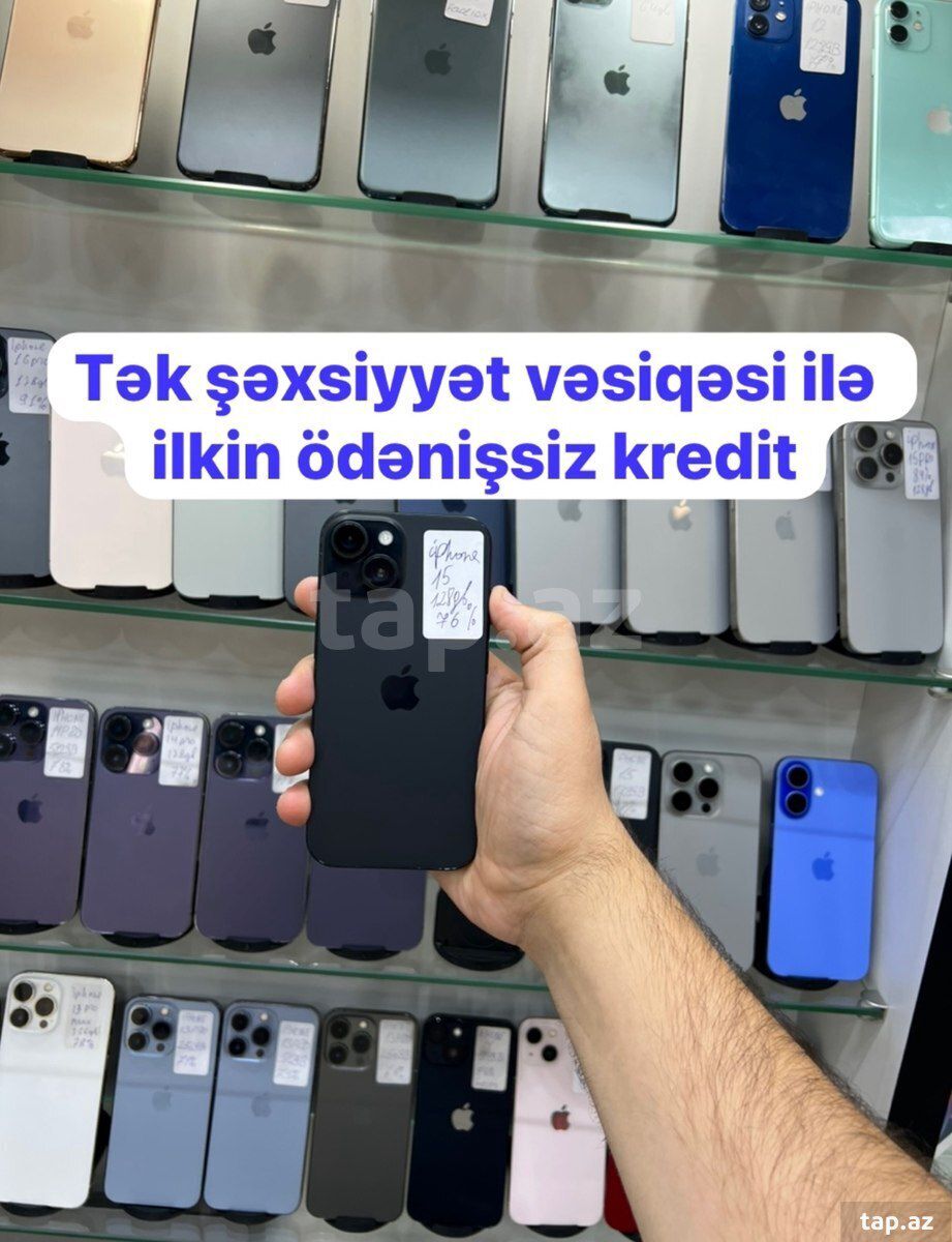Apple iPhone 15 Black 128GB/6GB — Mallar, Bakı