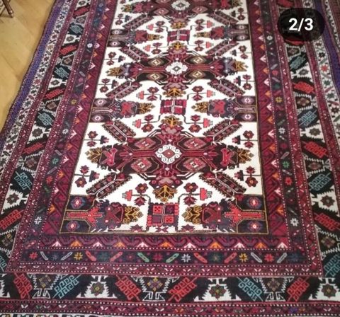 Qədimi Çiçi xalçası — 3 güllü