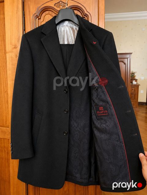 Kişi palto – ELATUS (Made in Azerbaijan) 1500 manata tikilib.2xl olcu — Bakı