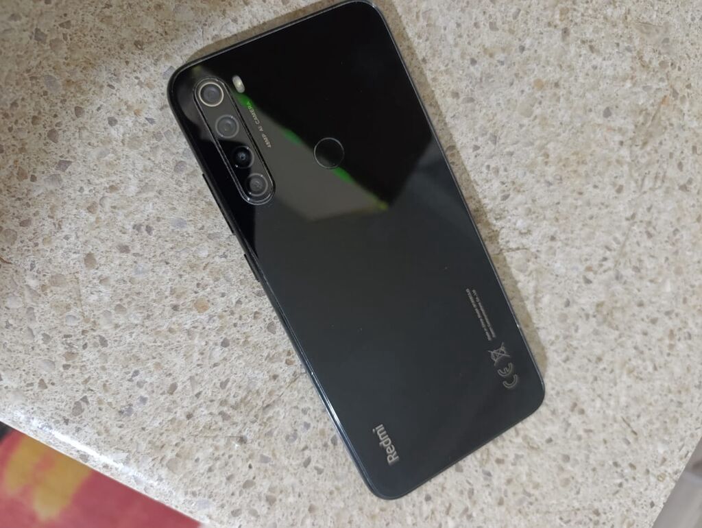 Redmi Note 8, 64 GB, rəng - Qara, Barmaq izi — Elektronika, Sumqayıt (2)