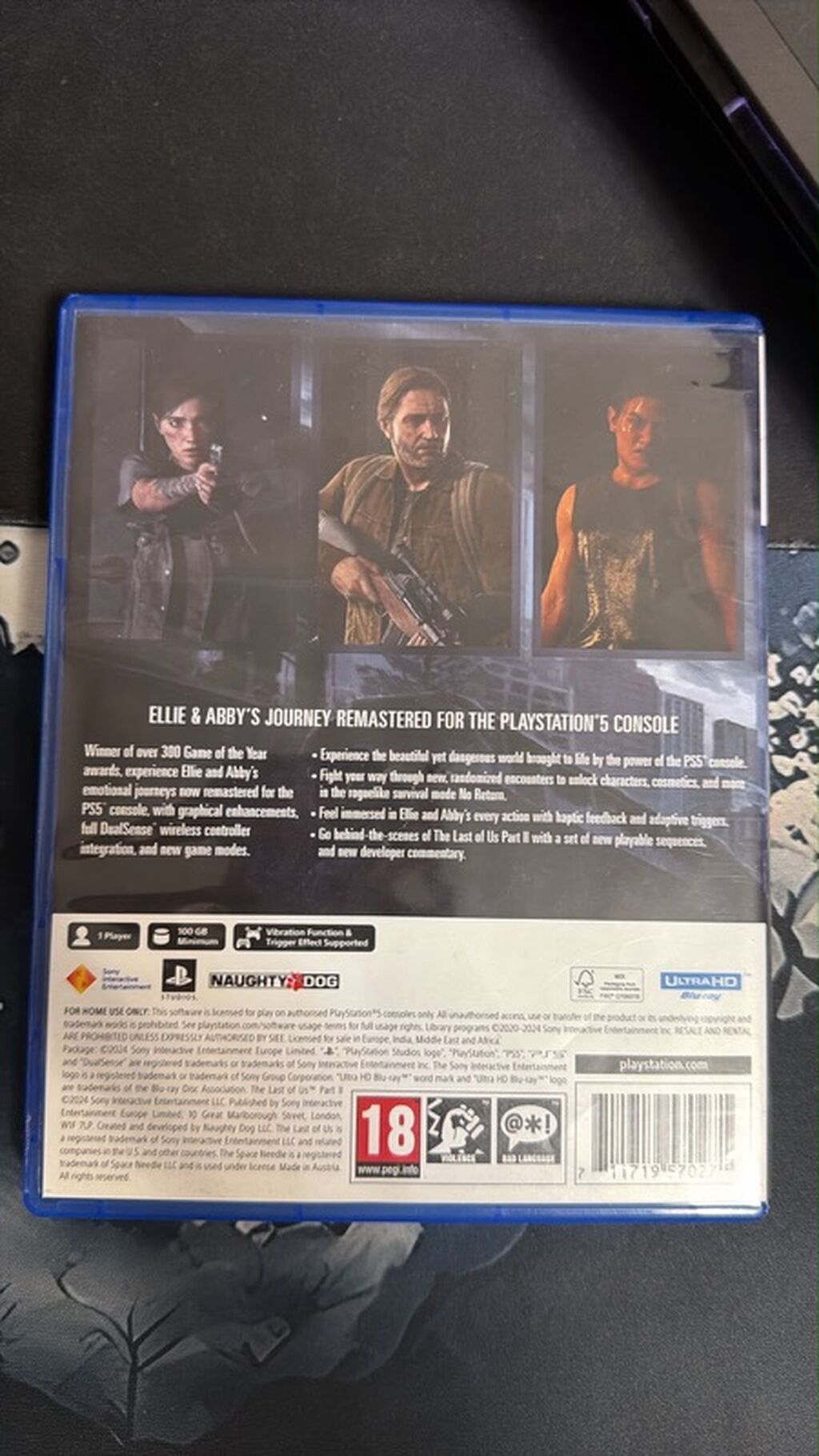 The Last of Us Part II Remastered – PS5 (disk versiyası) — Portativ oyun konsoləri, Bakı (2)