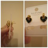 Xuping Jewelry ürək formalı sırğalar — Серьги