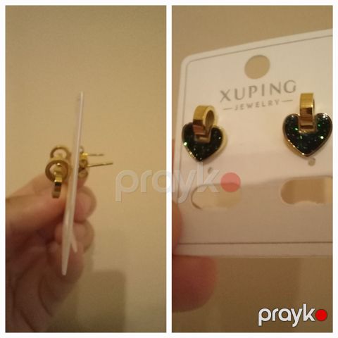 Xuping Jewelry ürək formalı sırğalar — Bakı