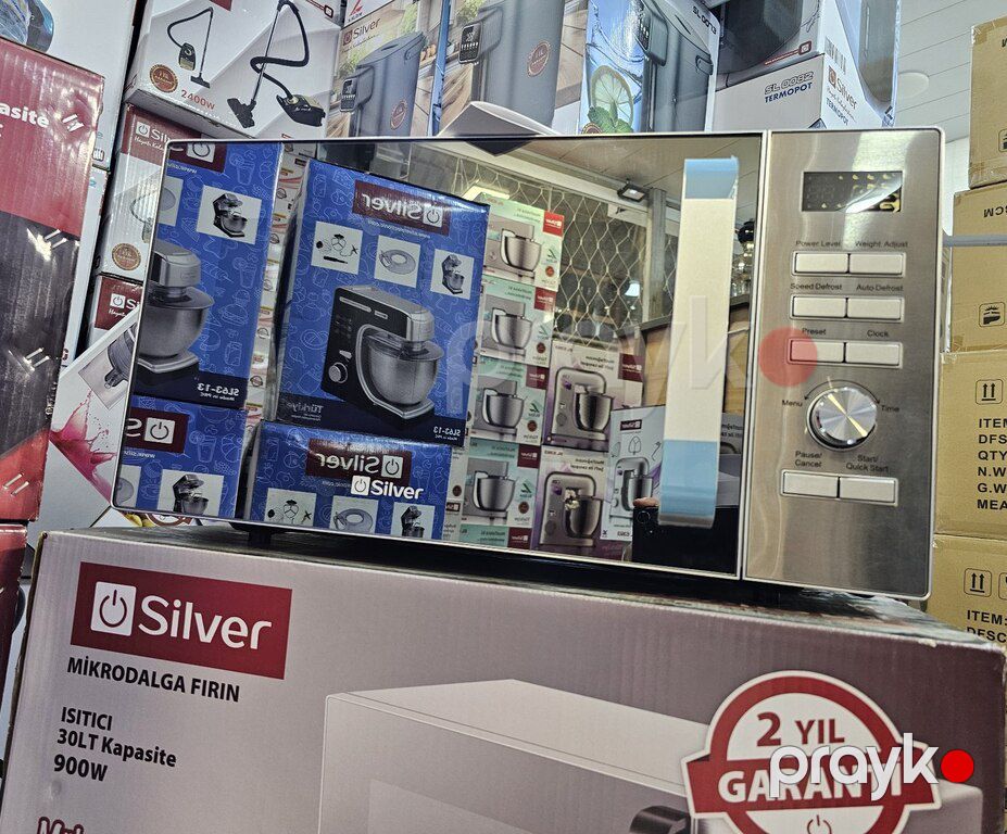 Mikrodalğalı soba "Silver 30L" — Ev texnikası, Bakı (12)