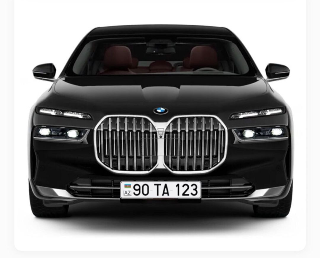 Avtomobil qeydiyyat nişanı - 90-TA-123 — Avto, Bakı
