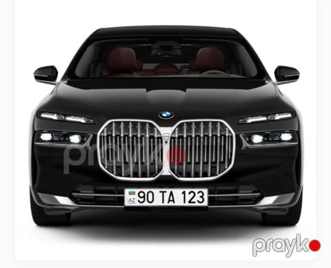 Avtomobil qeydiyyat nişanı - 90-TA-123 — Bakı