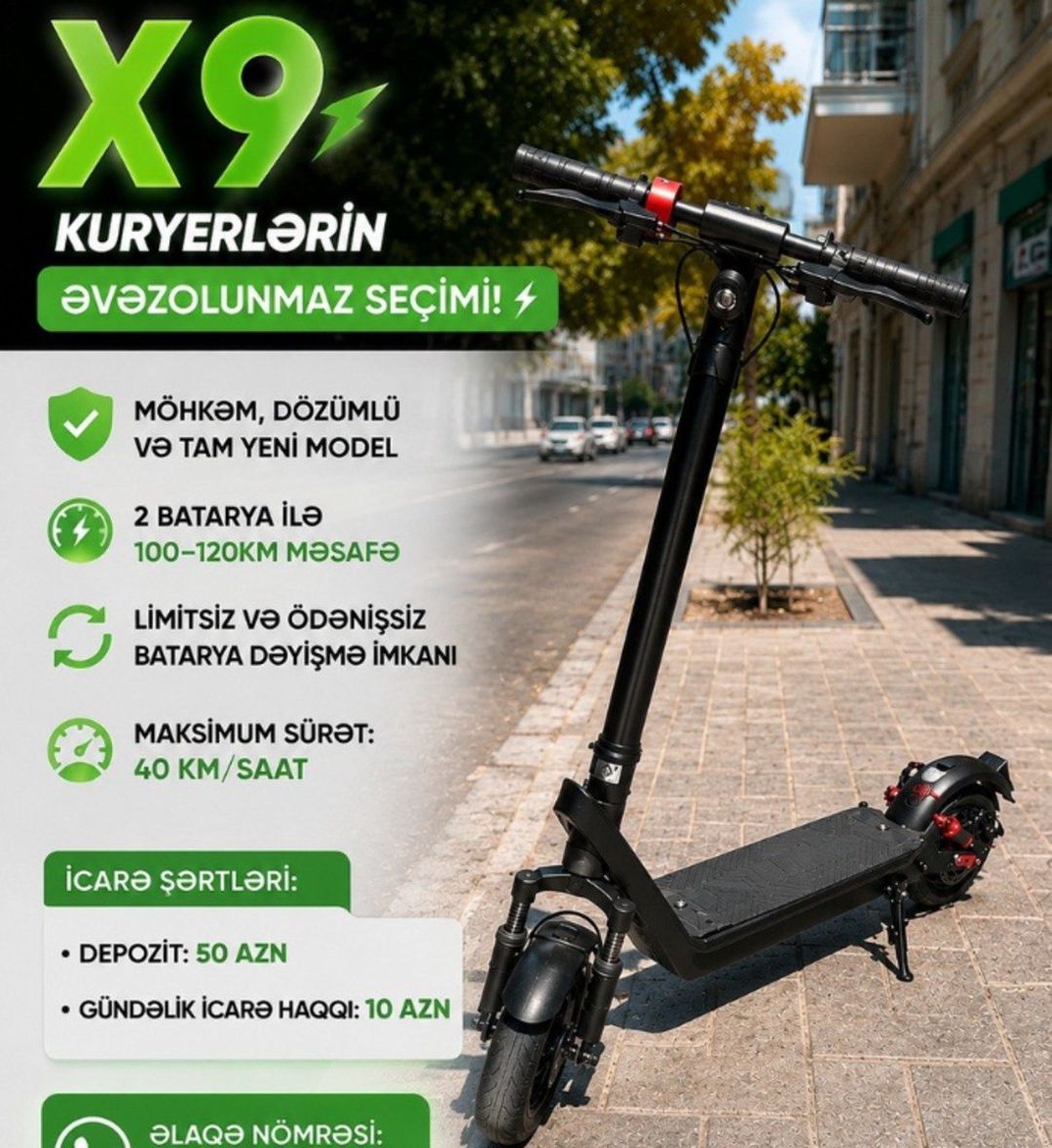 Skuter icarəsi — Mallar, Bakı (2)