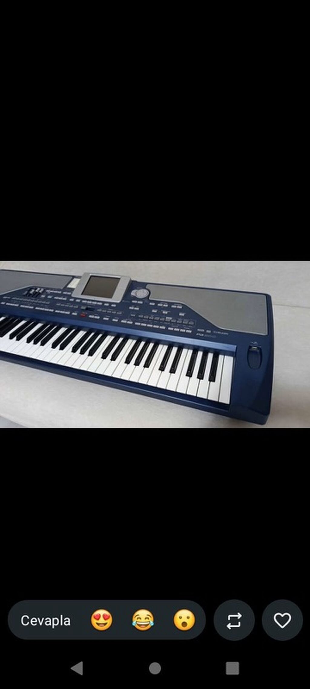 Korg PA800 603 seriyası 256 MB RAM LED ekran
