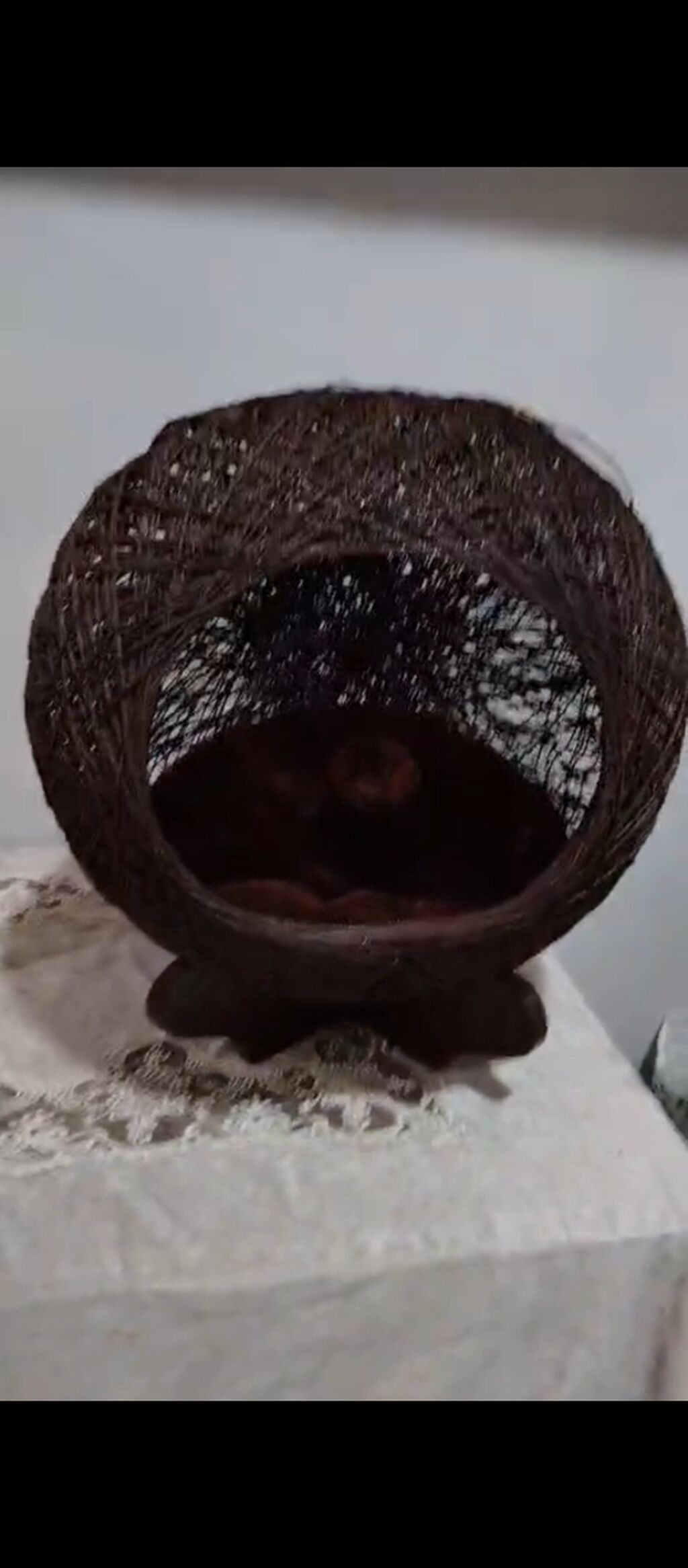 Ev heyvanları üçün dekorativ yuva/evcik - Material: tünd qəhvəyi — Heyvanlar, Gəncə (4)