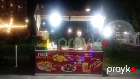 Səyyar fast-food köşkü – isti və tez hazırlanan qəlyanaltılar Menyu — Bakı