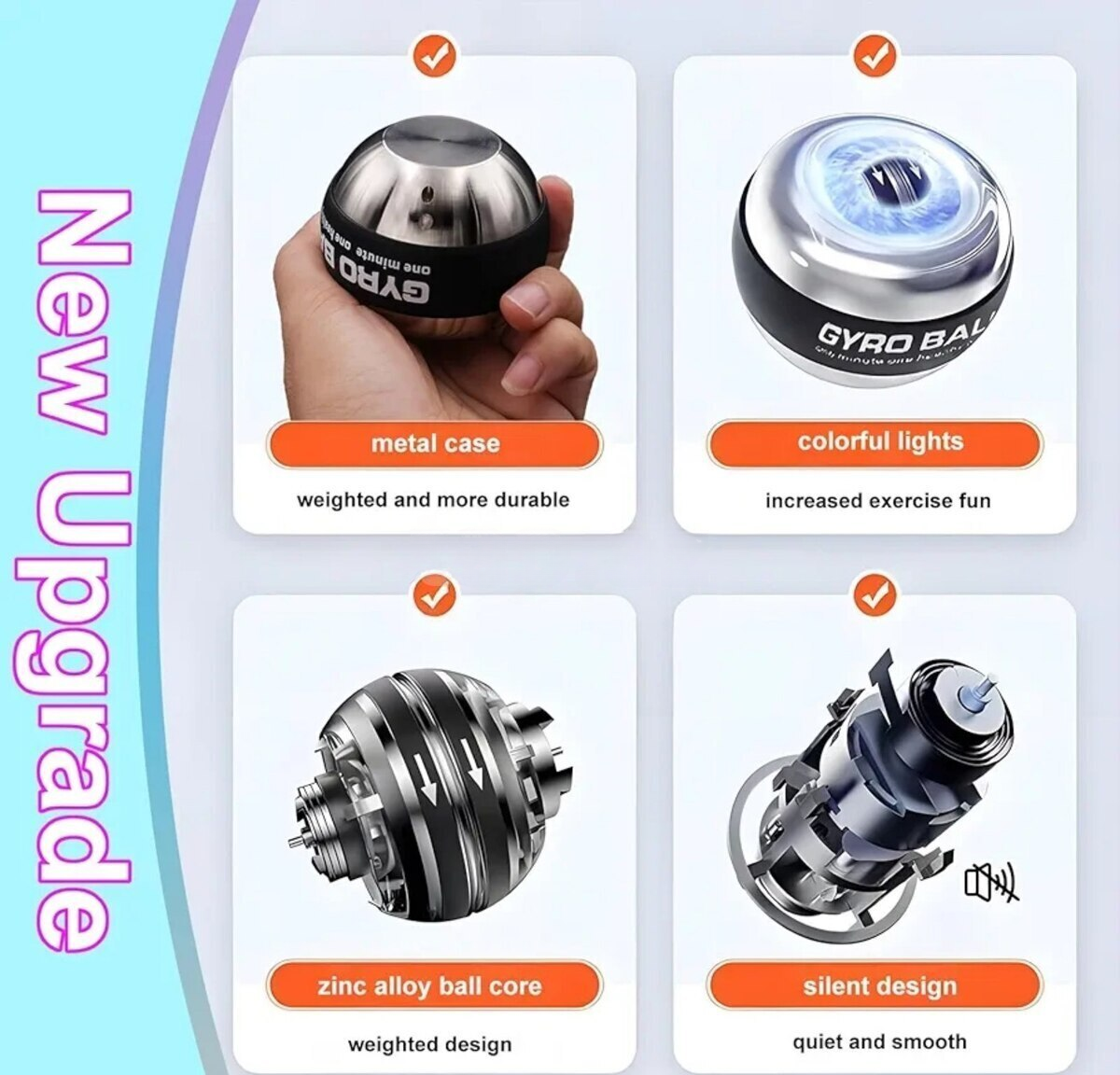 Gyro Ball — Bilək və Qol Gücləndirici — İdman və istirahət, Bakı (8)