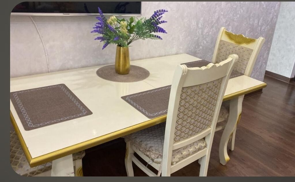 ✅turkiye istehsali masa Desti 6 stulla 400 manata satilir.masa — Mebel, Bakı