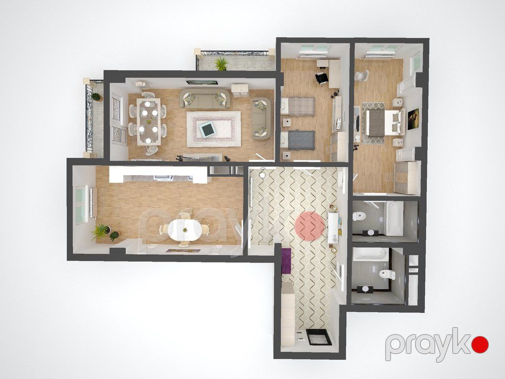 Satılır 3 otaqlı yeni tikili 137 m² — Mənzil, Bakı (12)