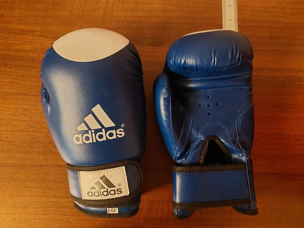 UFC GYM brendli qırmızı boks/kimya zərbə çantası və adidas 6 oz — İdman və istirahət, Qax (5)