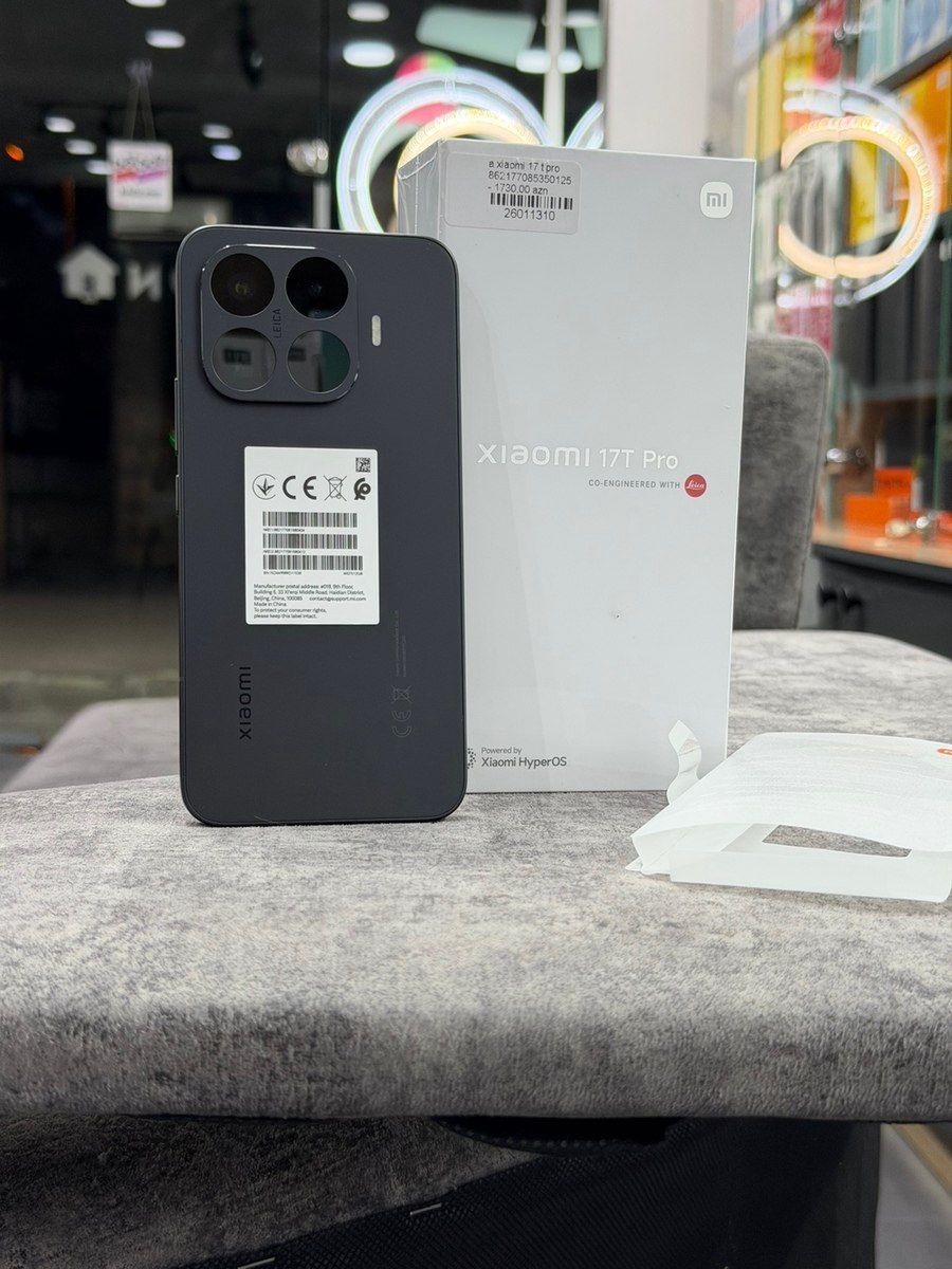 Xiaomi 17T Pro Black 512GB/12GB — Smartfonlar, Bakı (4)