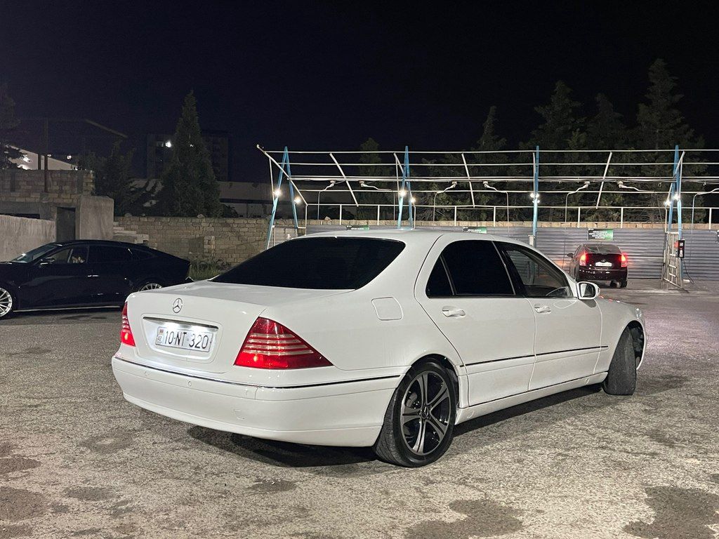 Mercedes S 320, 3.2 L, 2000 il, 298 555 km — Avtomobillər, Bakı (3)