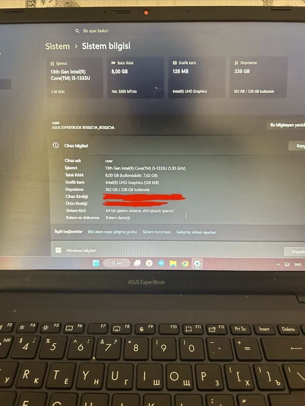 ASUS ExpertBook B1502CV-A - Rəng: Star Black - Ekran: 15.6" FHD - — Asus, Lənkəran (3)