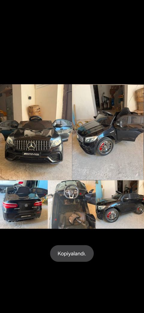 Mercedes AMG GLC63 uşaq elektrik avtomobili — 2 oturacaqlı, pultlu