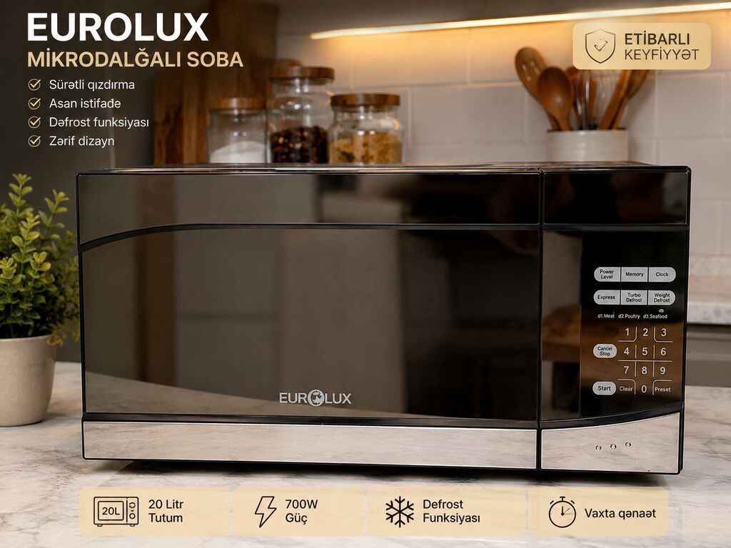 Mikrodalğalı soba Yeni — Mikrodalğalı sobalar, Bakı