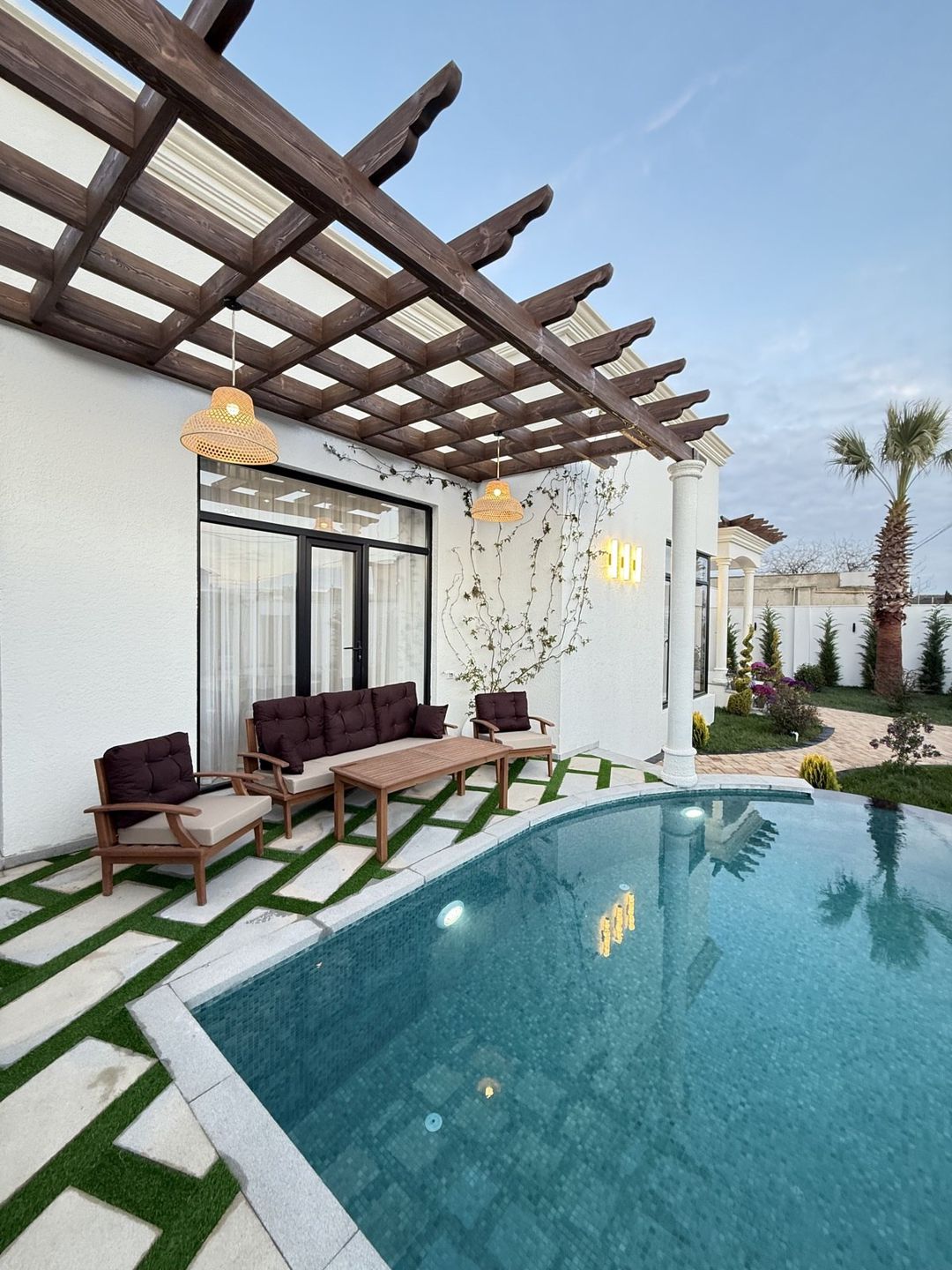 Satılır 4 otaqlı həyət evi/bağ evi 200 m² — Ev, villa, Bakı (9)