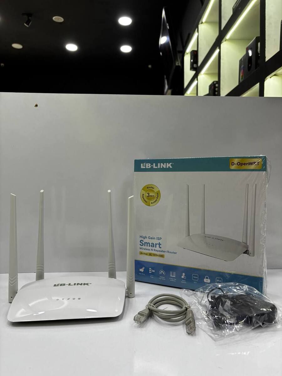 Gigabit Router "LB-Link BL-WR1300D 5G" 1300 Mbps — Şəbəkə və server avadanlığı, Bakı (3)
