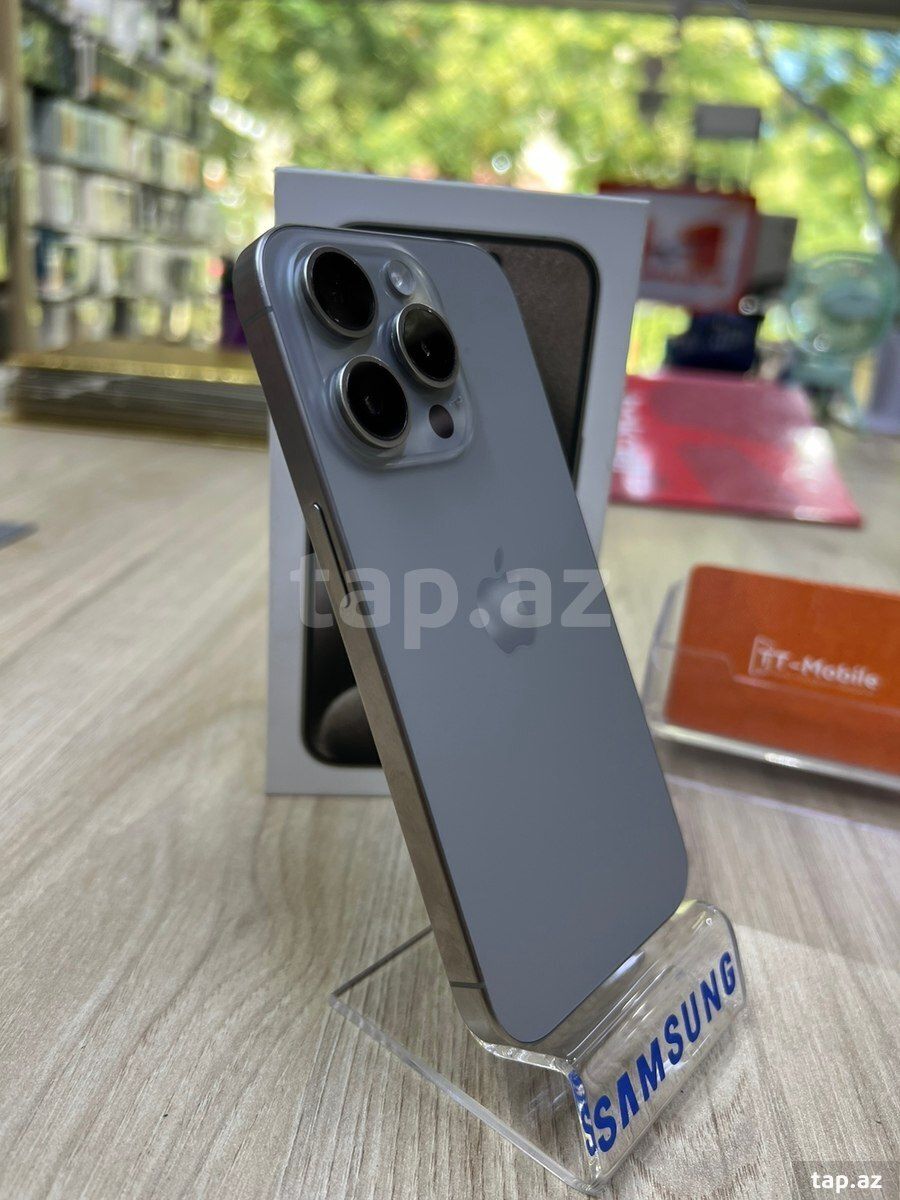 Apple iPhone 15 Pro Natural Titanium 256GB/8GB — Telefonlar və qadjetlər, Bakı (2)