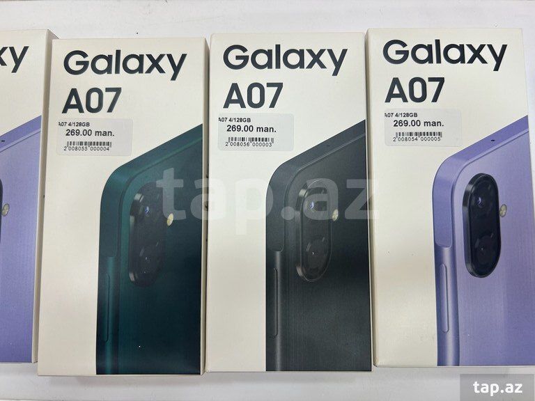 Samsung Galaxy A07 Light Violet 128GB/4GB — Mallar, Bakı