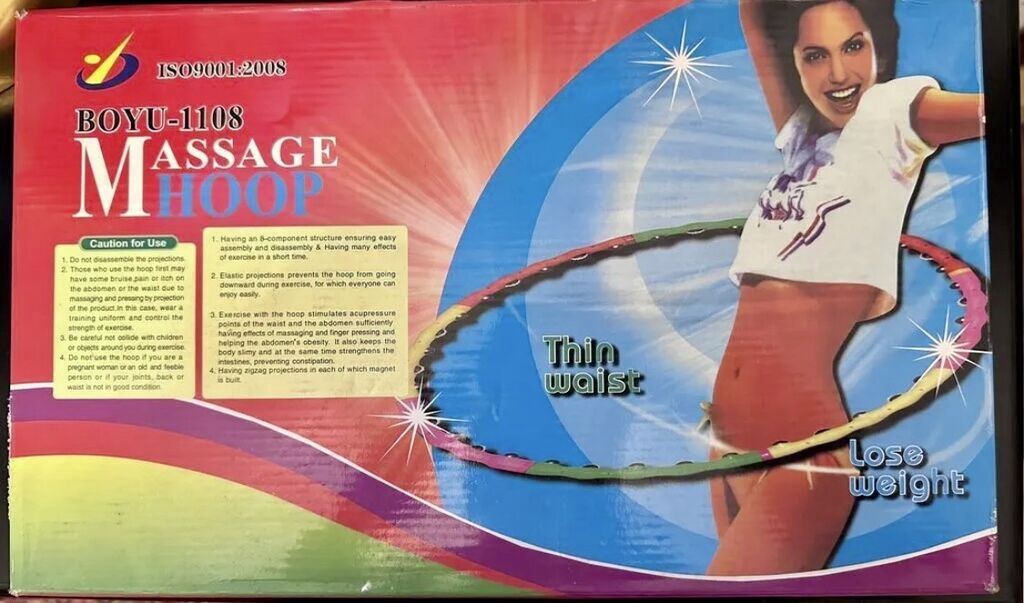 BOYU-1108 Massage Hoop – maqnitli masajlı hulahup Xüsusiyyətlər: - 8