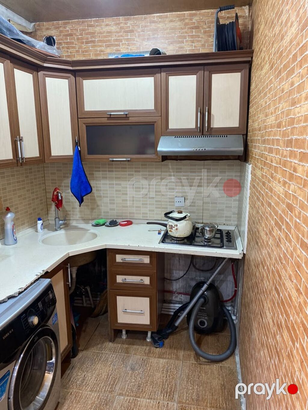 Mətbəx mebel dəsti – künc yerləşimli, modullu - Plan: L formalı künc — Mallar, Bakı (2)