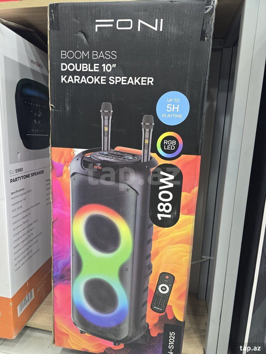 Karoke mikrofonlu bluetooth dinamik — Elektronika, Bakı