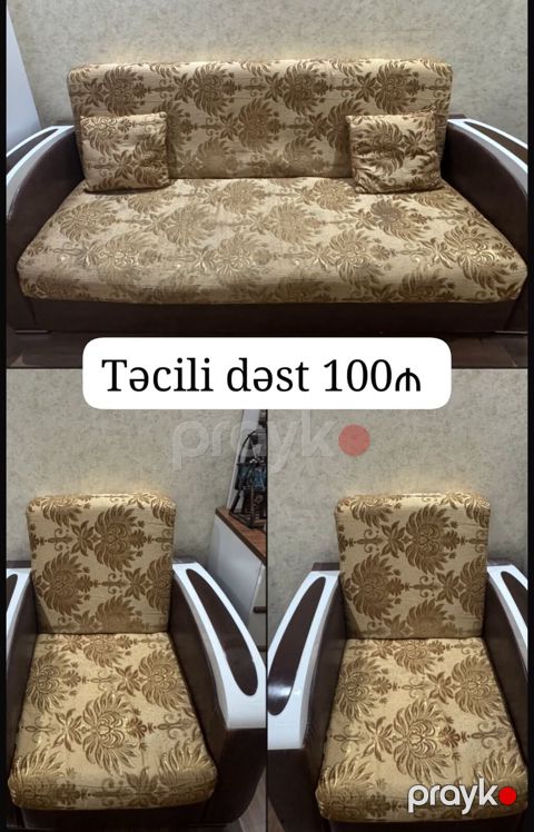 Tərəvətli divan, açılır mekanizmi ilə