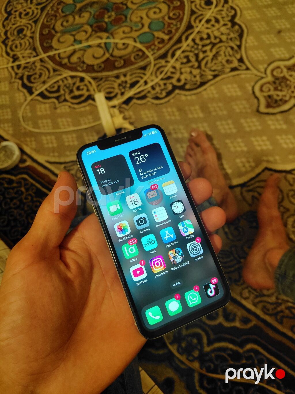 IPhone X, 64 GB, Ağ, Face ID — Apple iPhone, Şirvan (3)