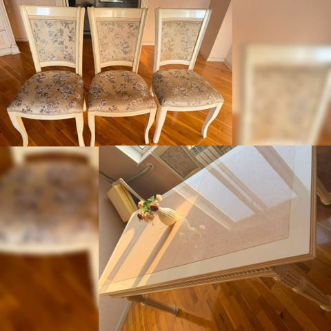 Acilan stol 8 stul 300 azn.( 20.000 lik mebel destinin stol.stuludur — Qobu