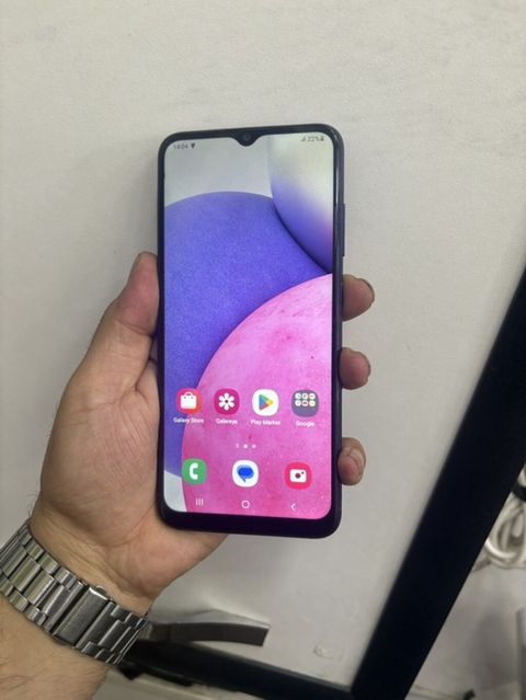 Samsung Galaxy A02s — mavi, iki SIM kartlı