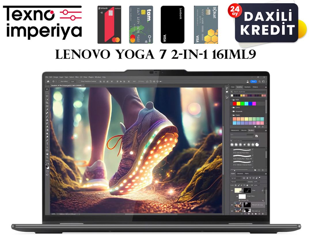 Lenovo Yoga 7 2-in-1 16IML9 83DL0002US — Noutbuklar, Bakı (2)