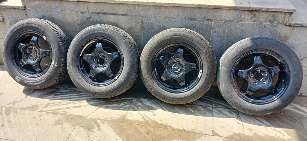 4 ədəd diski tekerle birliyde 225.60.16 mercedes tekeri 3 ededi teze — Avto, Digah