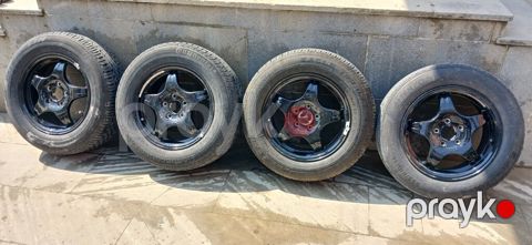 4 ədəd diski tekerle birliyde 225.60.16 mercedes tekeri 3 ededi teze