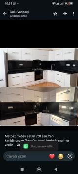 Mətbəx mebeli satilir 750 azn.Yeni kimidir.unvan Qara Qarayev.Uzerinde — Goods