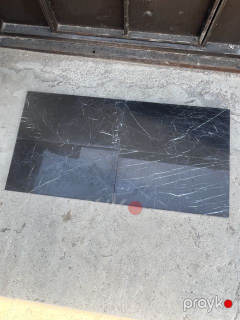 Təbii qara mərmər plitə (60×30 sm, 18 mm) — Bakı